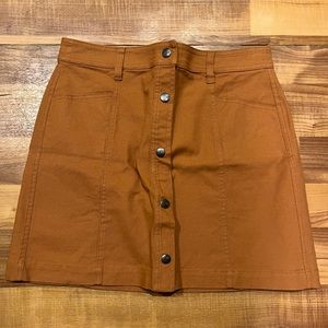 Madewell Burnt Orange Pencil Skirt